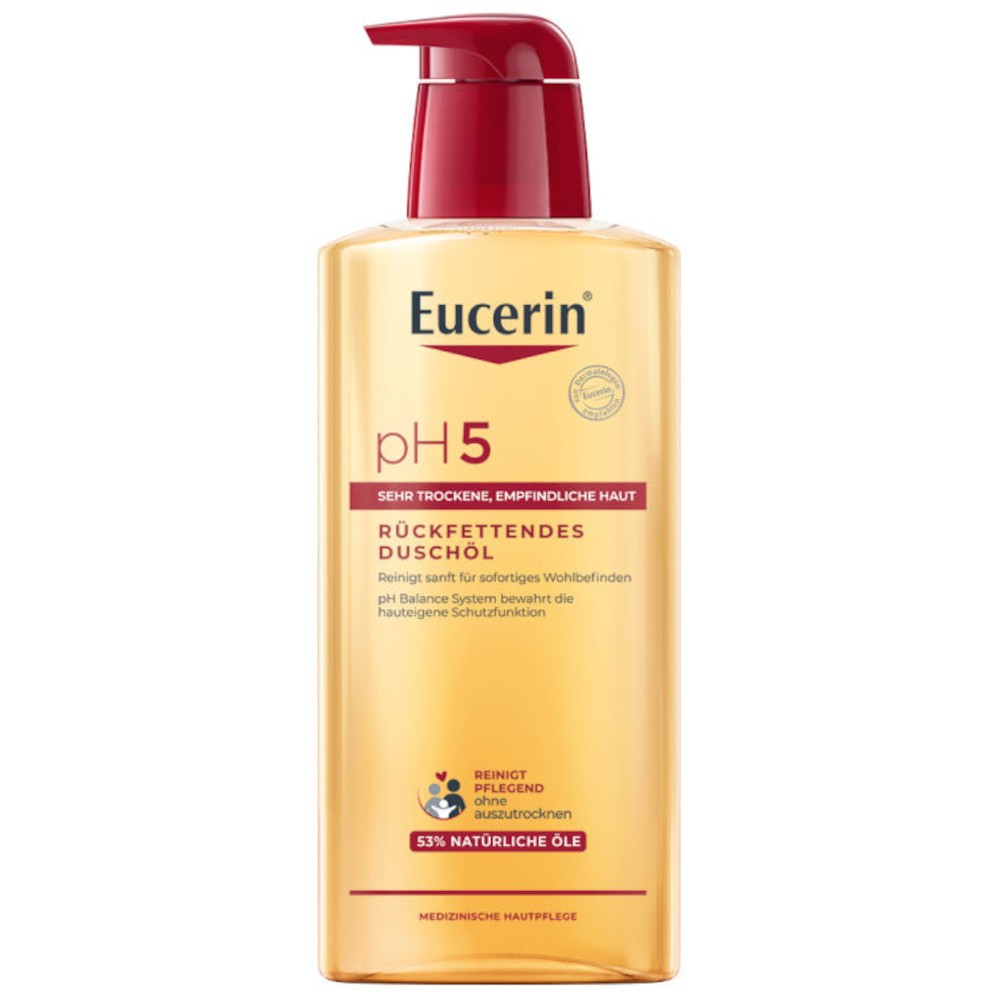 Eucerin pH5 Duschöl für empfindliche Haut mit Pumpe, 400 ml
